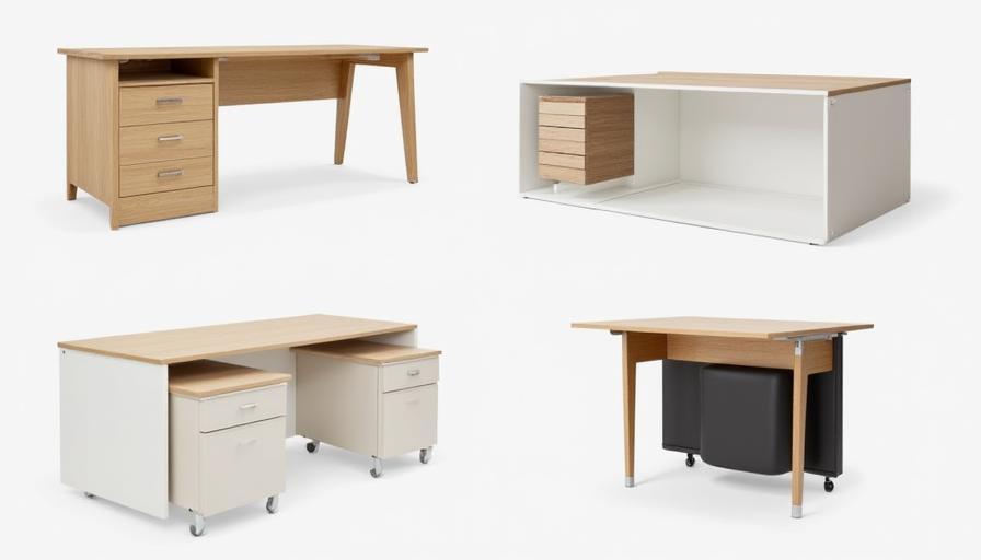 Selection of office desks