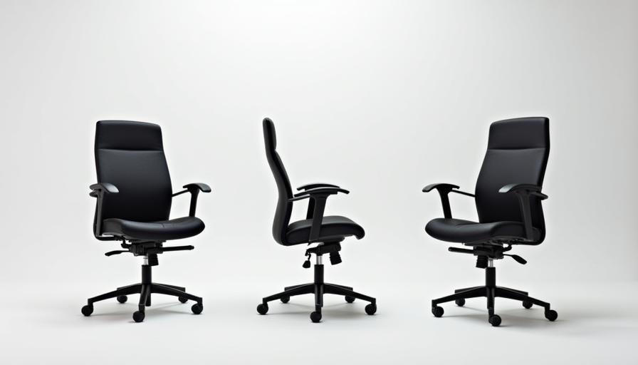 Selection of ergonomic office chairs