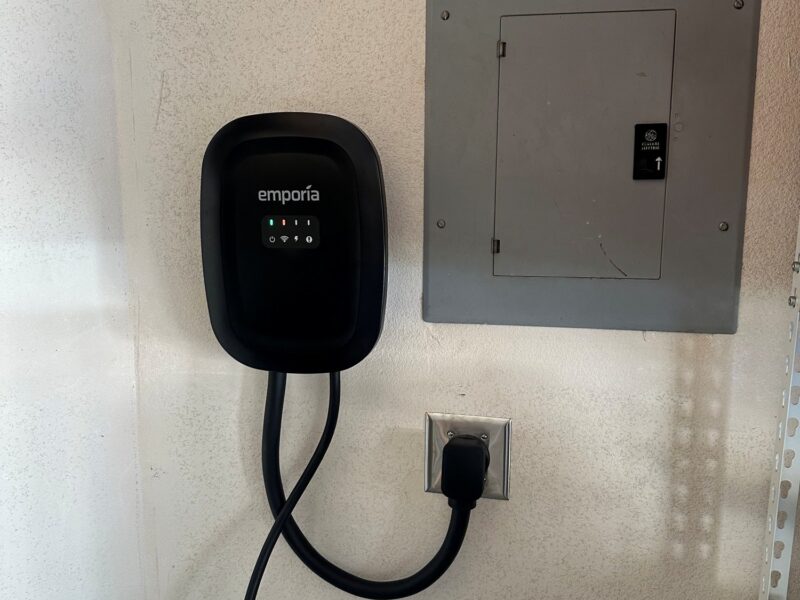 EV charger on its own dedicated circuit