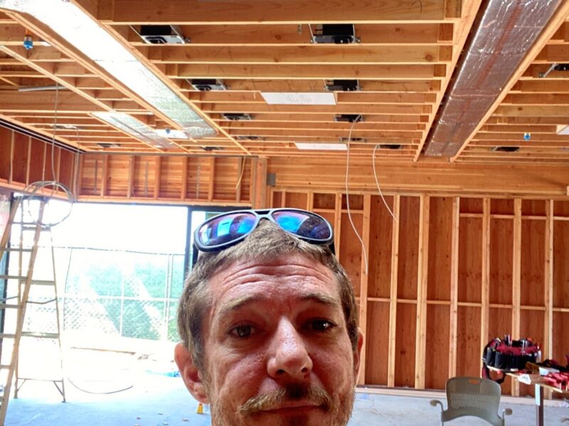 Roughing in recessed lighting during a remodel